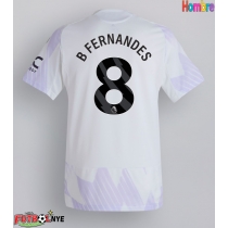 Camiseta Manchester United Bruno Fernandes #8 Visitante Equipación 2025-26 manga corta